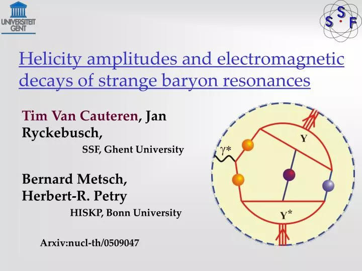 helicity amplitudes and electromagnetic decays of strange baryon resonances