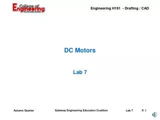 DC Motors