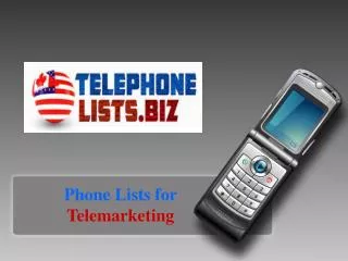 Tele phone Number Lists for Telemarketing USA & Canadian Bus
