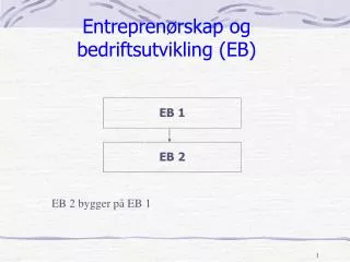 entrepren rskap og bedriftsutvikling eb