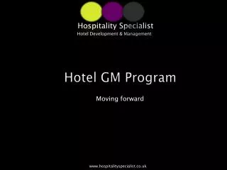Hotel GM Program