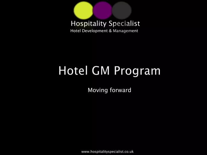 hotel gm program