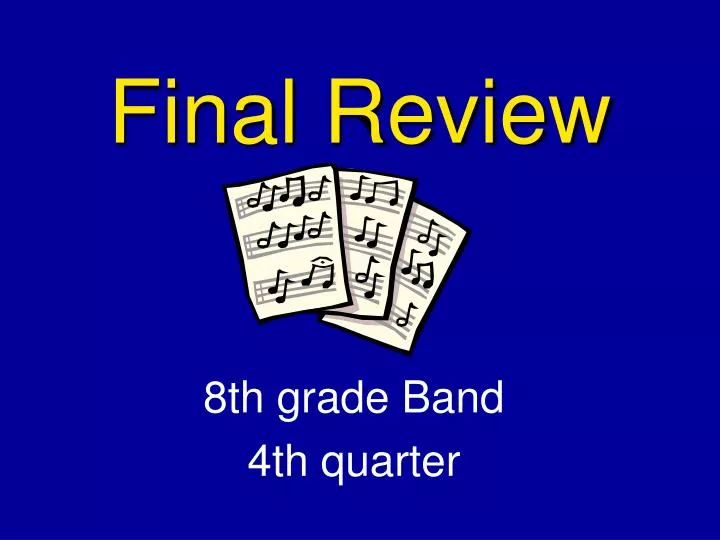 final review