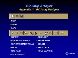 BioChip Arrayer Appendix I1 - BC Array Designer