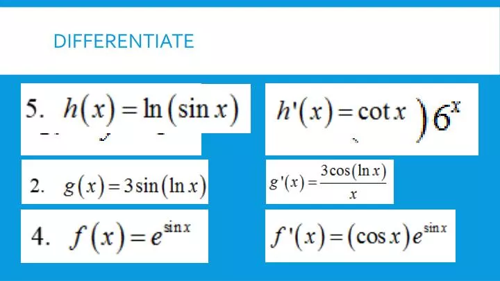 differentiate