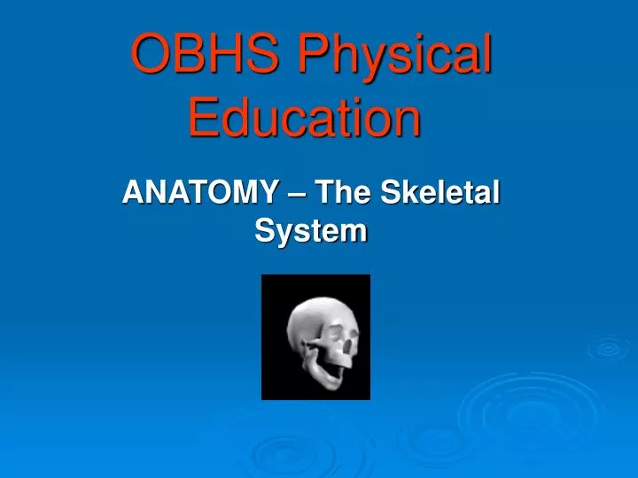 obhs physical education