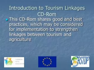 Introduction to Tourism Linkages CD-Rom