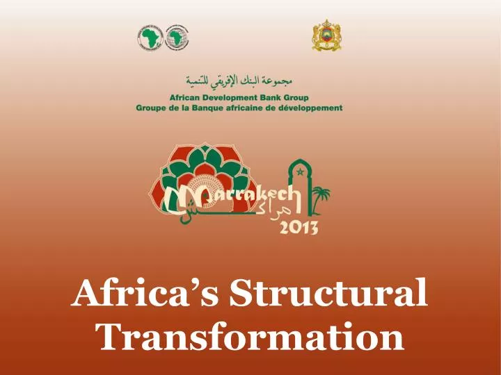 africa s structural transformation