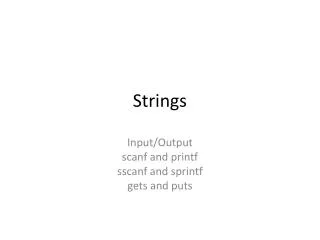 strings