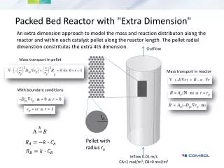 Packed Bed Reactor with &quot;Extra Dimension&quot;