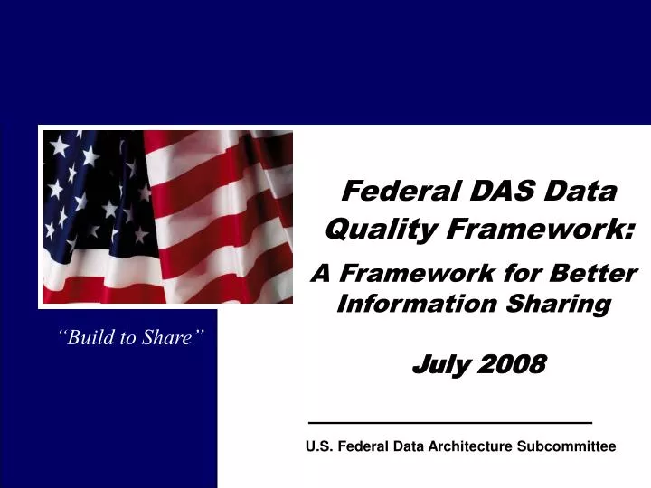 federal das data quality framework july 2008