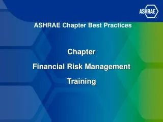 ASHRAE Chapter Best Practices