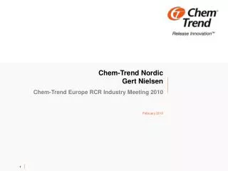 Chem-Trend Nordic Gert Nielsen