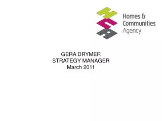 GERA DRYMER STRATEGY MANAGER March 2011