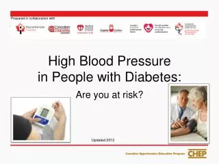 High Blood Pressure in People with Diabetes: