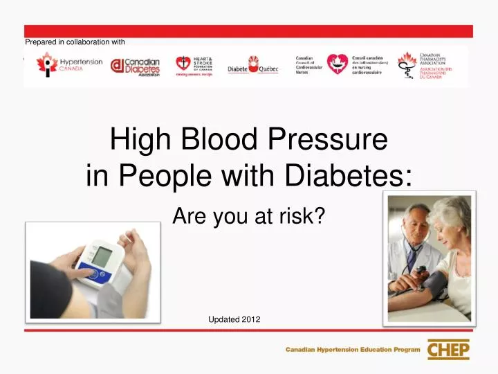 high blood pressure in people with diabetes