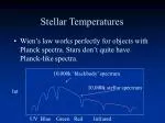 Stellar Temperatures - slide 1