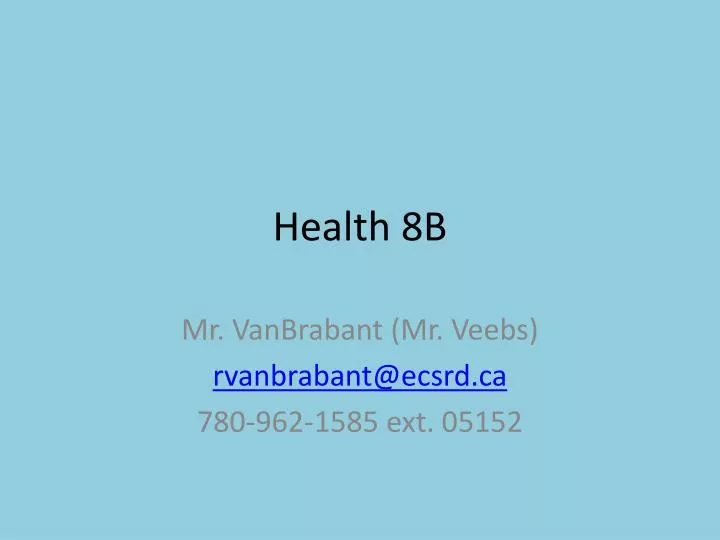 health 8b