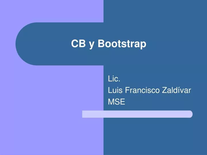 cb y bootstrap