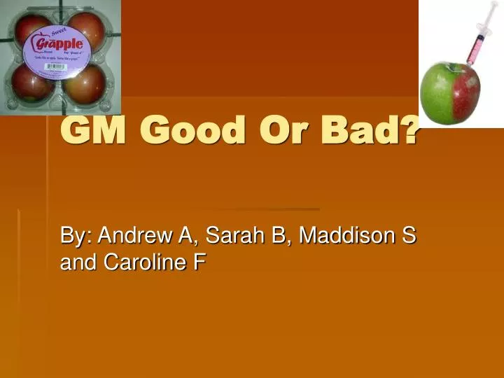 gm good or bad