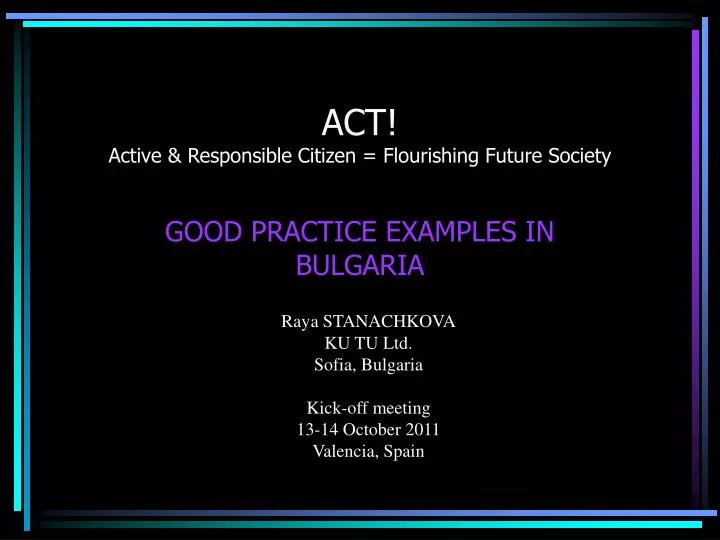 act active responsible citizen flourishing future society