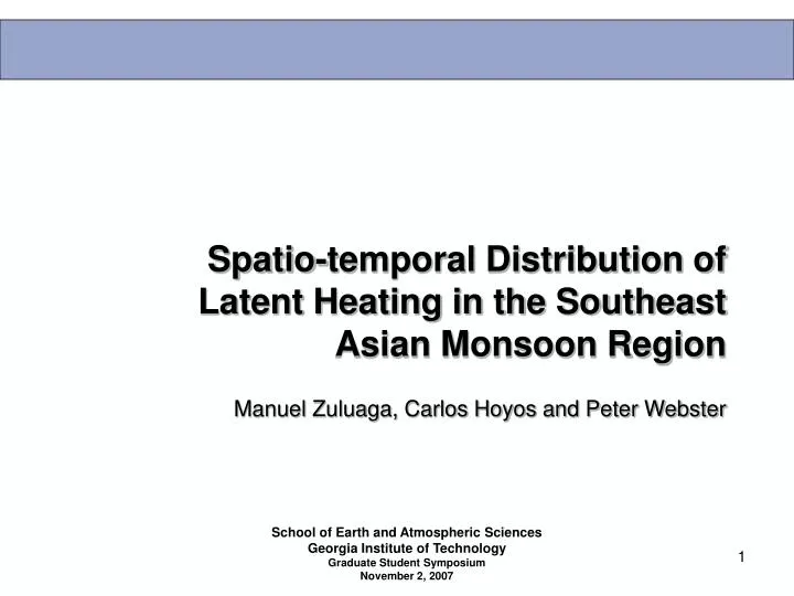 spatio temporal distribution of latent heating in the southeast asian monsoon region