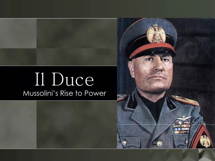 il duce