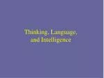 Thinking, Language, and Intelligence - slide 1