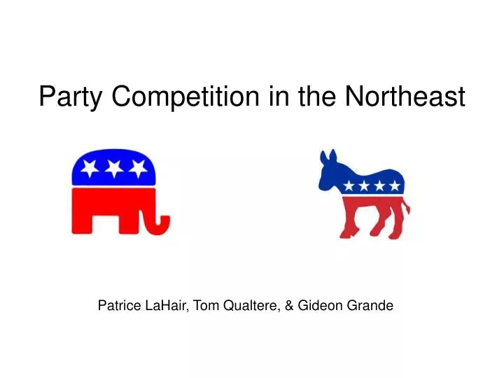 party competition in the northeast