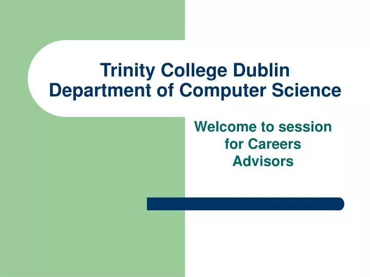 trinity college dublin department of computer science