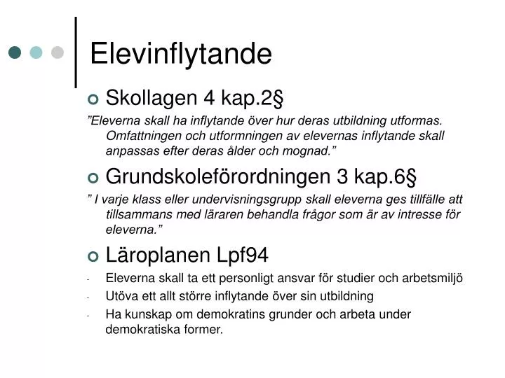 elevinflytande