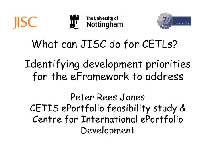 what can jisc do for cetls