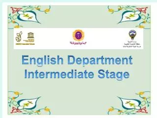 English Department Intermediate Stage