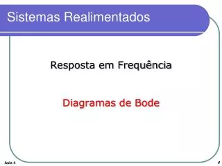 sistemas realimentados