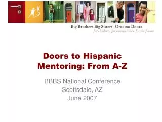 Doors to Hispanic Mentoring: From A-Z