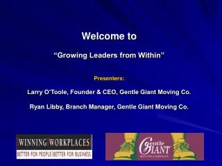Growing Leaders From Within
