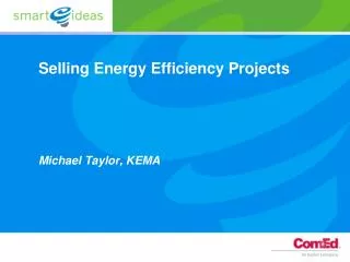 Selling Energy Efficiency Projects