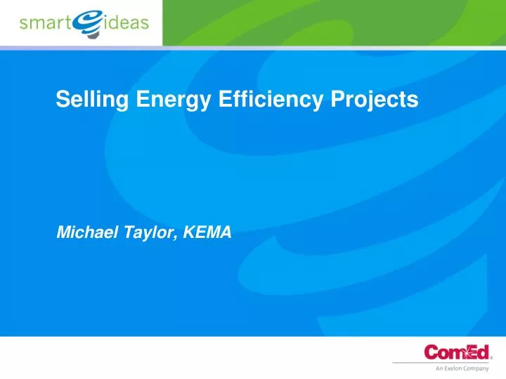 selling energy efficiency projects