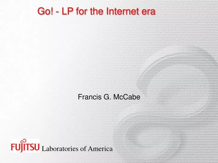 go lp for the internet era
