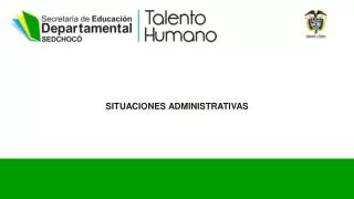 situaciones administrativas