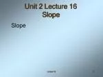 Understanding Slope: Calculation and Interpretation of Line Equations - slide 1