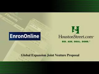 Global Expansion Joint Venture Proposal