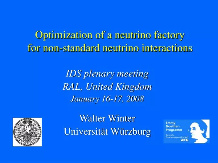 optimization of a neutrino factory for non standard neutrino interactions