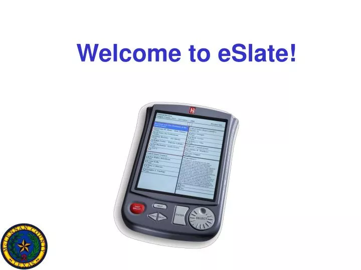 welcome to eslate