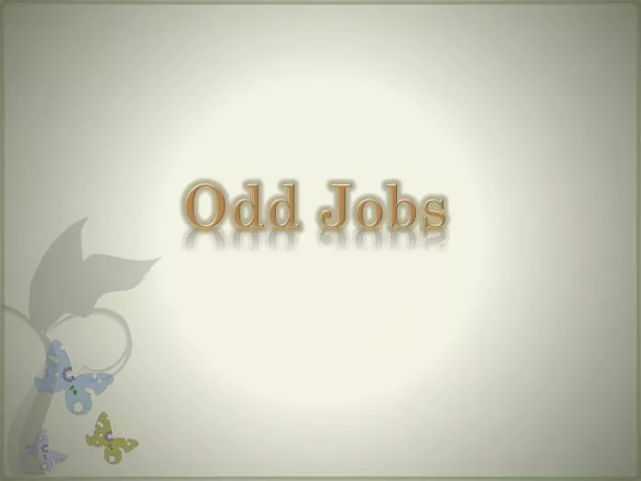 odd jobs