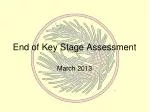 End of Key Stage Assessment - slide 1