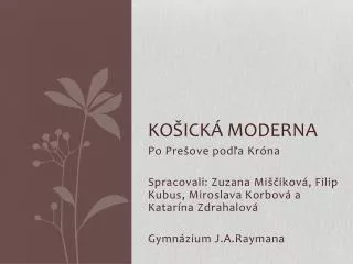 ko ick moderna