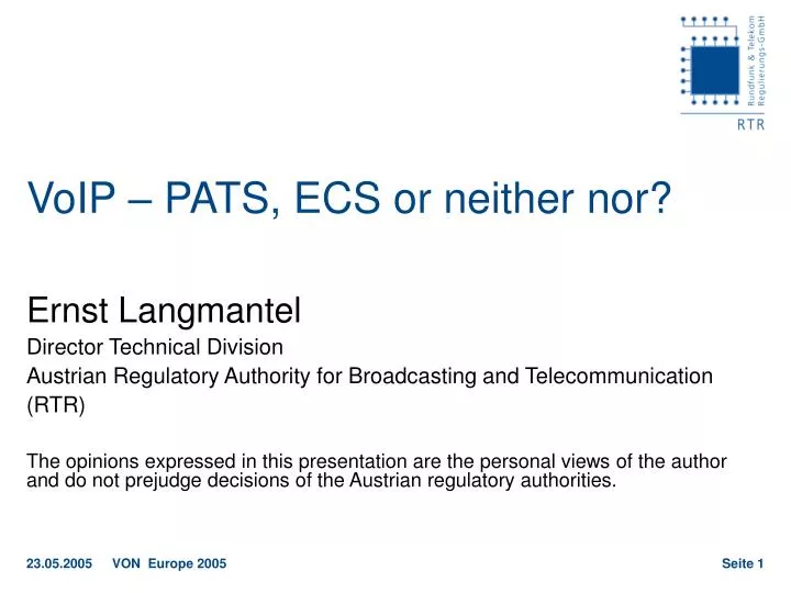 voip pats ecs or neither nor