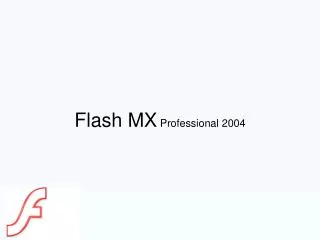 flash mx professional 2004