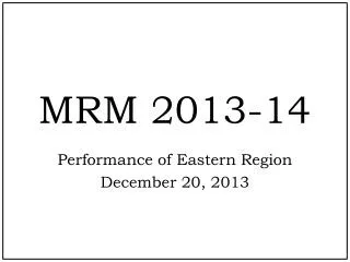 MRM 2013-14